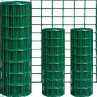 6 गेज पीवीसी वेल्डेड वायर मेष 4x4 ग्रीन पीवीसी लेपित वेल्डेड वायर बाड़